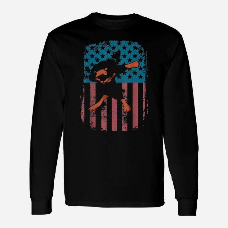 Rottweiler 4Th Of July Patriotic Us Flag Long Sleeve T-Shirt