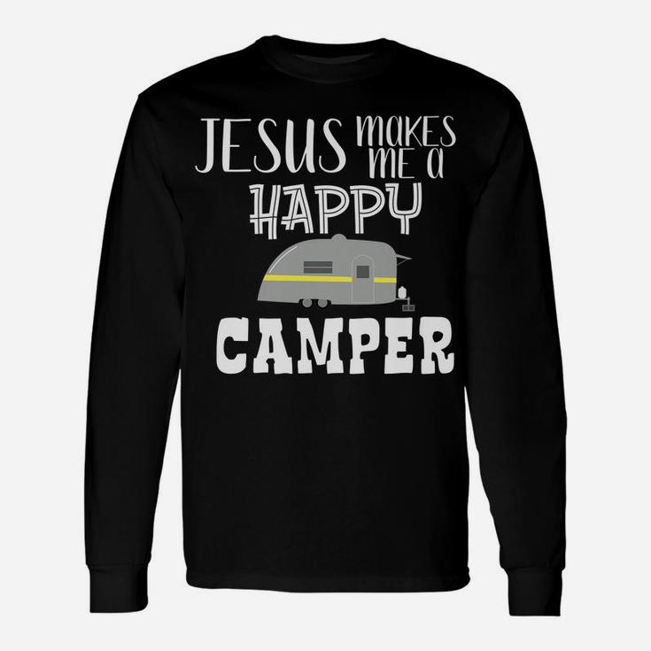 Rv Gift God Jesus Religious Christian Family Camping Camper Unisex Long Sleeve