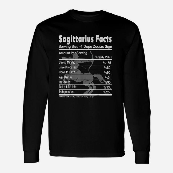 Sagittarius Facts  Funny Sagittarius Unisex Long Sleeve