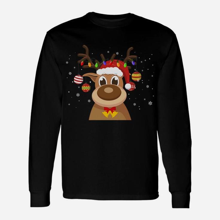 Santa Reindeer Dasher Xmas Group Costume Sweatshirt Unisex Long Sleeve
