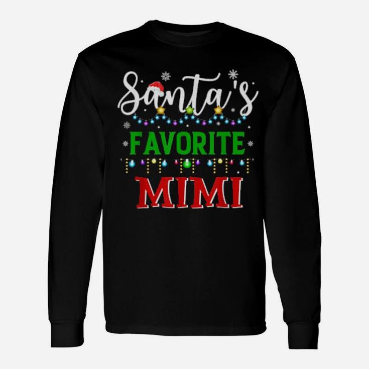 Santa's Favorite Mimi Long Sleeve T-Shirt