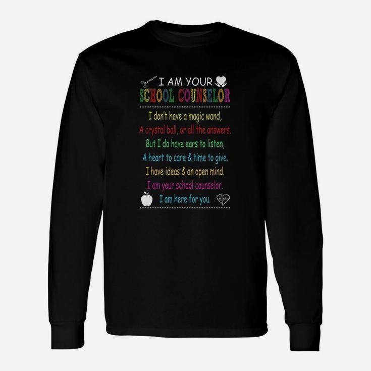 School Counselor Counseling Saying Unisex Long Sleeve