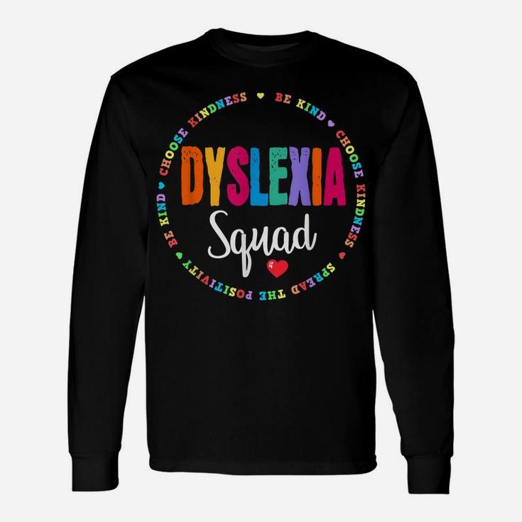 School Support Team Dyslexia Teacher Squad Reading Teacher Unisex Long Sleeve