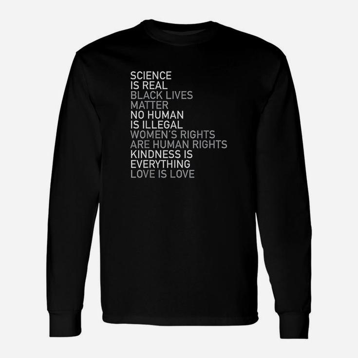 Science Is Real Unisex Long Sleeve