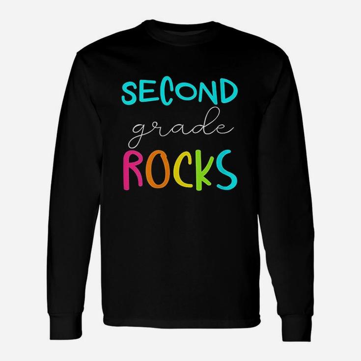 Second Grade Rocks Team 2Nd Grade Teacher Unisex Long Sleeve