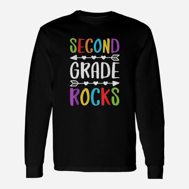 Second Grade Rocks Unisex Long Sleeve