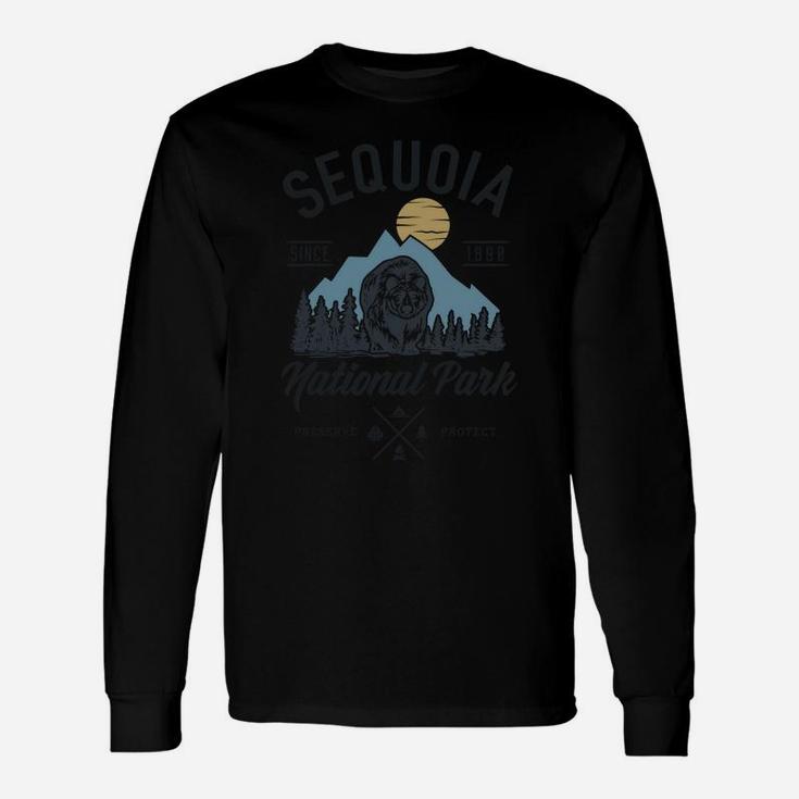Sequoia National Park Novelty Hiking Camping T Shirt Unisex Long Sleeve
