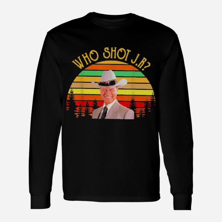 Who Shot J R Vintage Long Sleeve T-Shirt