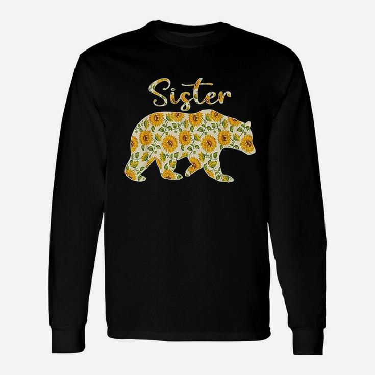 Sister Bear Sunflower Unisex Long Sleeve