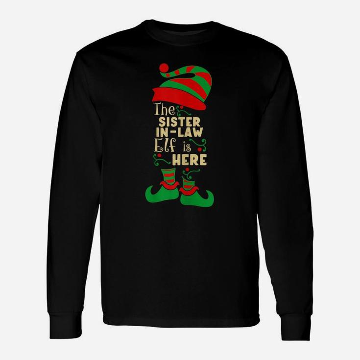 Sister-In-Law Elf Christmas Matching Family Pajama Christmas Unisex Long Sleeve