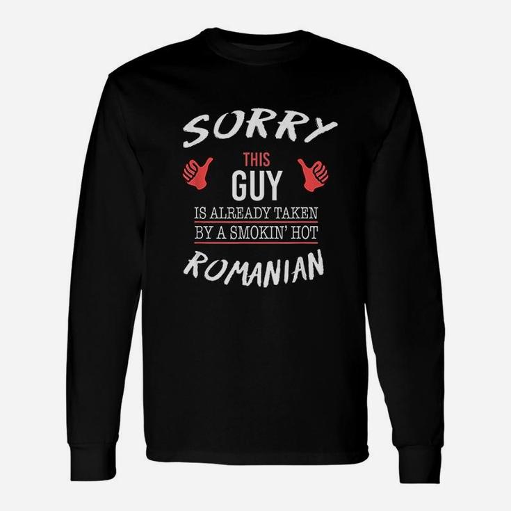 Sorry This Guy Romanian Unisex Long Sleeve