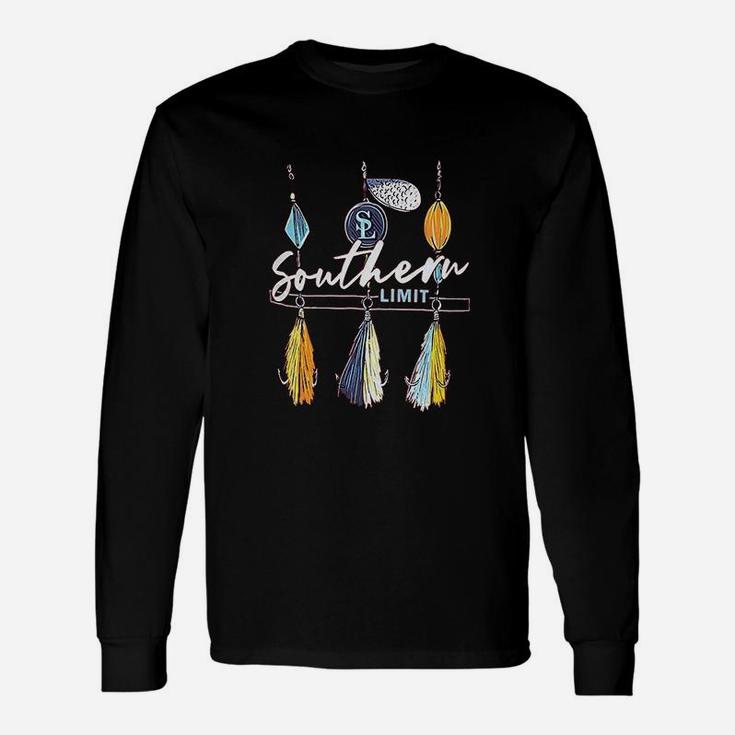 Southern Limit Southern Lures Red Unisex Long Sleeve