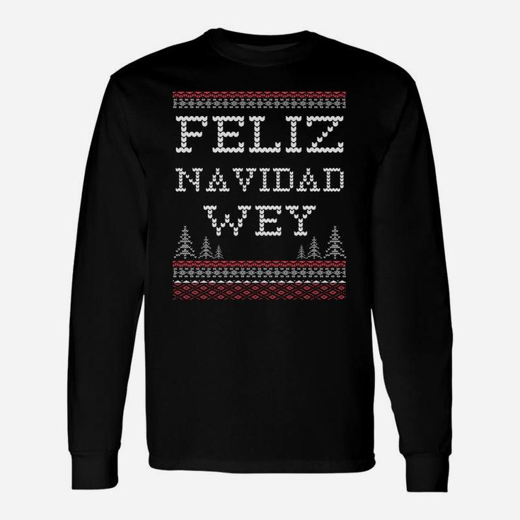 Spanish Ugly Christmas Sweatshirt - Mexican Sweatshirt Unisex Long Sleeve