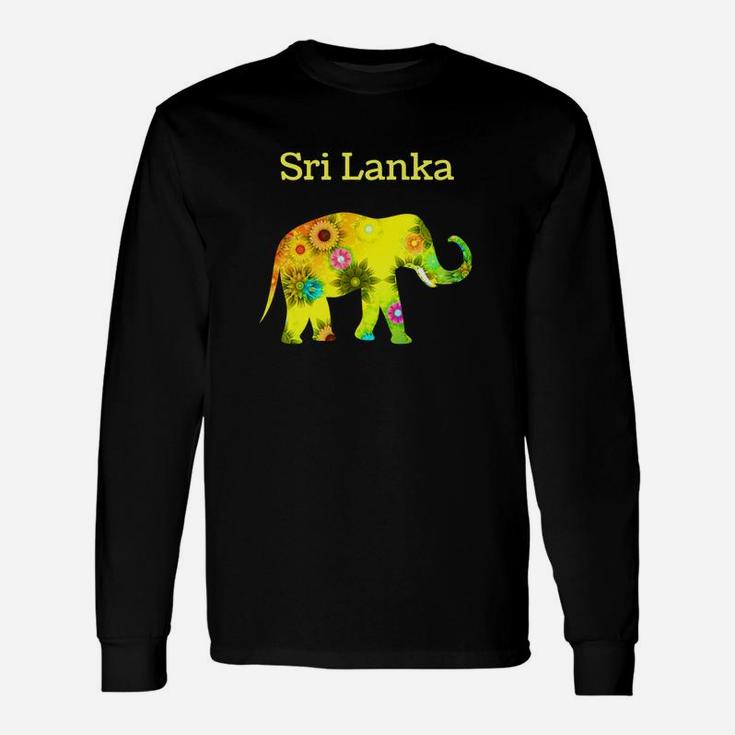 Sri Lanka Elephant Long Sleeve T-Shirt
