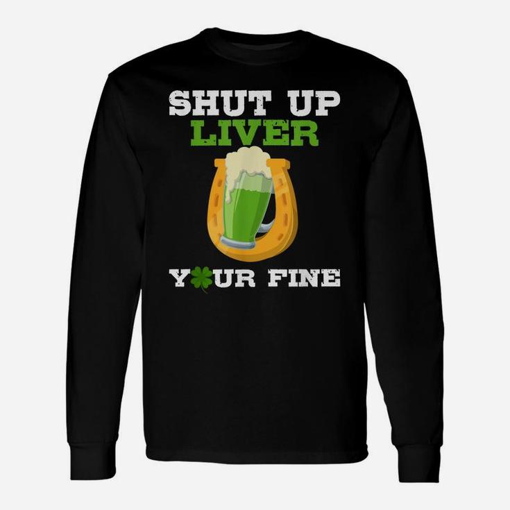 St Patrick Day Pictures And Quotes T-Shirt Drinking Green Unisex Long Sleeve