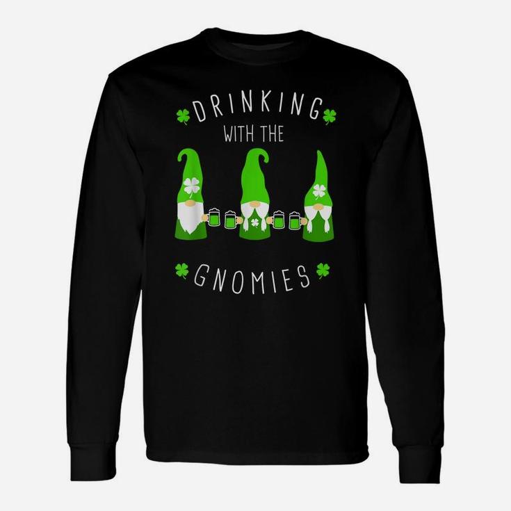 St Patricks Day Gnome And Green Beer Design Irish Parties Unisex Long Sleeve