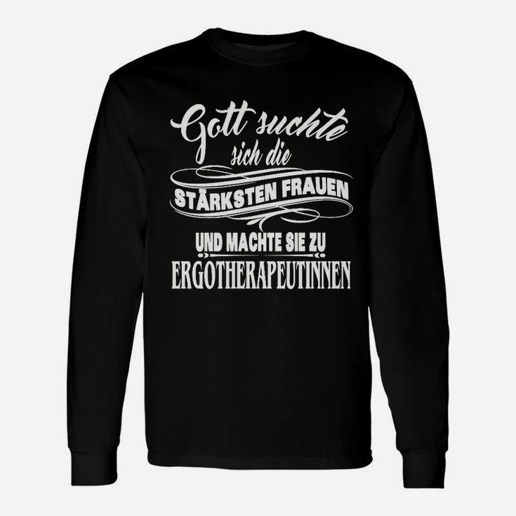 Starke Frau Ergotherapeutin Langarmshirts