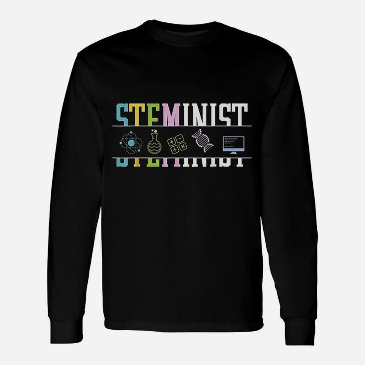 Steminist Womans Rights Physics Science Unisex Long Sleeve