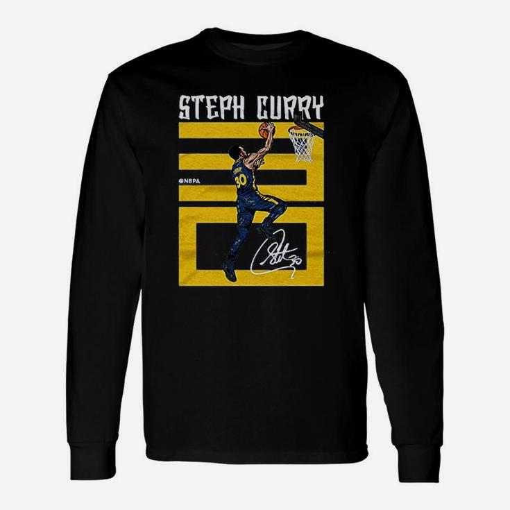 Steph Curry Steph Curry Number Long Sleeve T-Shirt
