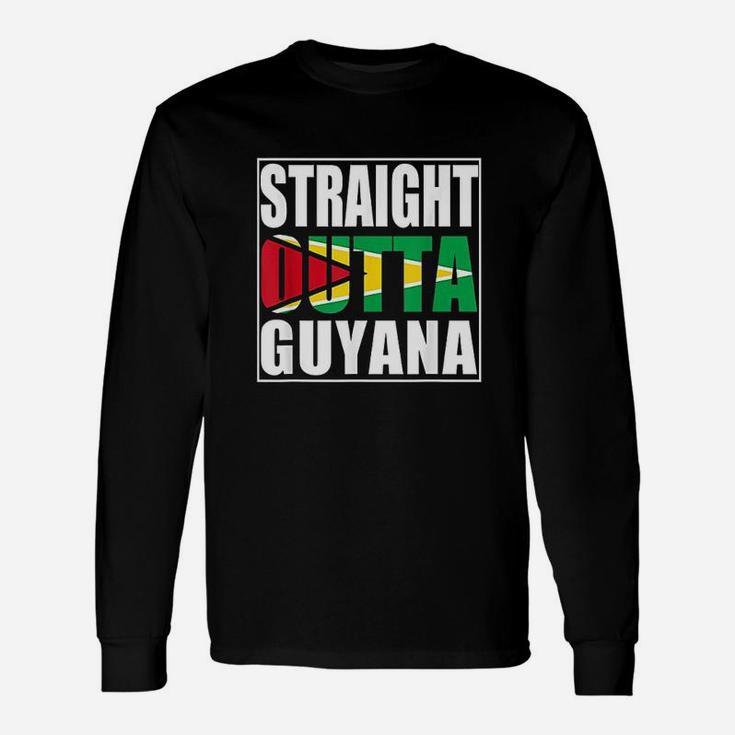 Straight Outta Guyana Unisex Long Sleeve