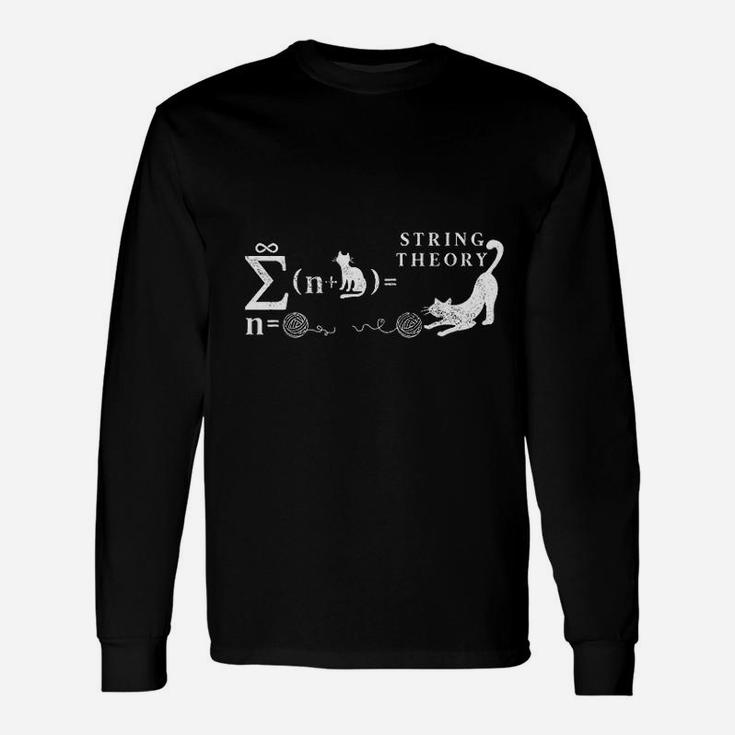 String Theory Cat Math Science Unisex Long Sleeve