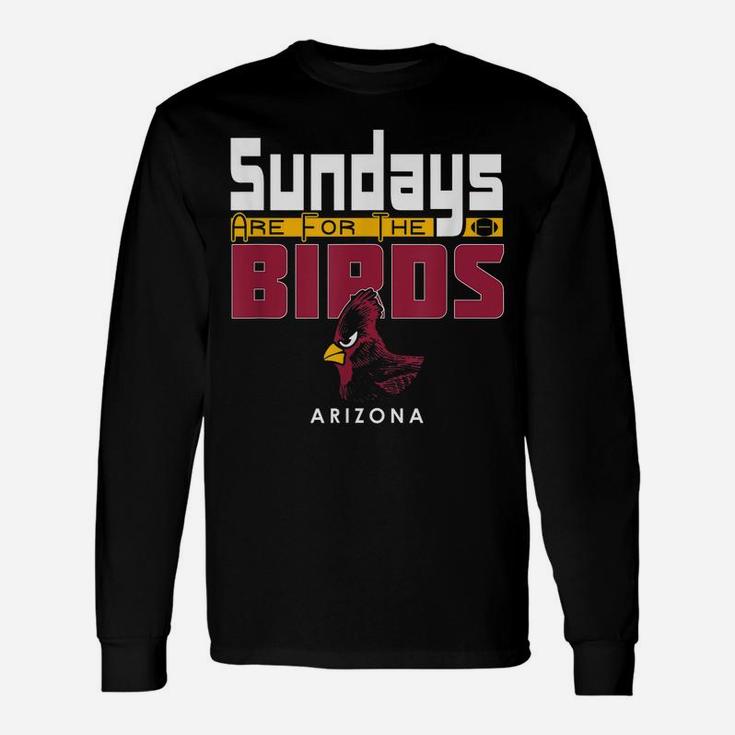Sundays Are For The Birds Arizona Varsity Retro Football Unisex Long Sleeve