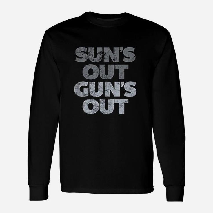 Suns Out G Ns Out Vintage Distressed Unisex Long Sleeve