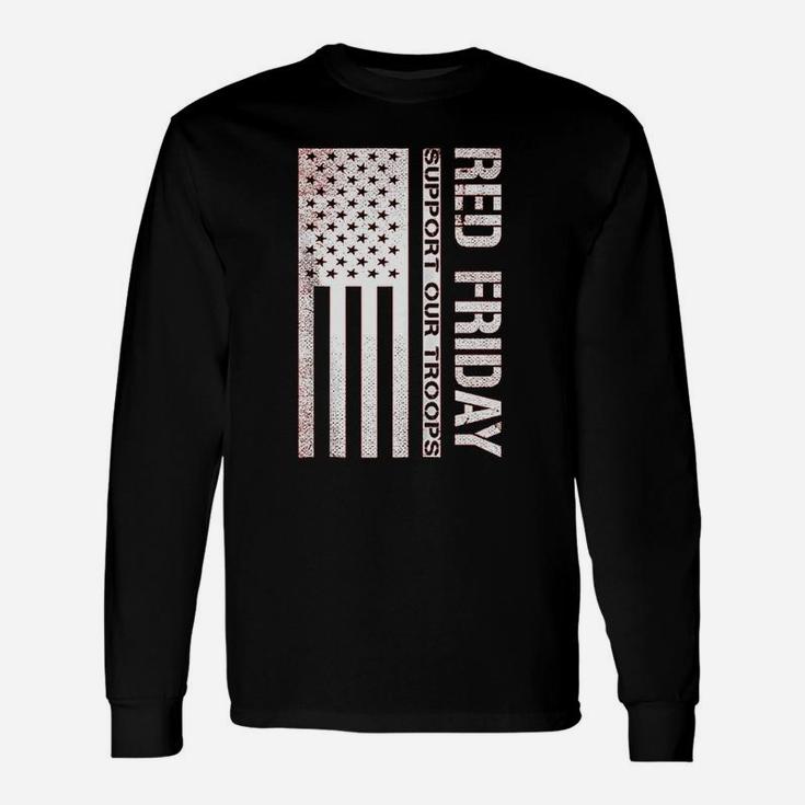Support Our Troops Red Friday Zip Unisex Long Sleeve
