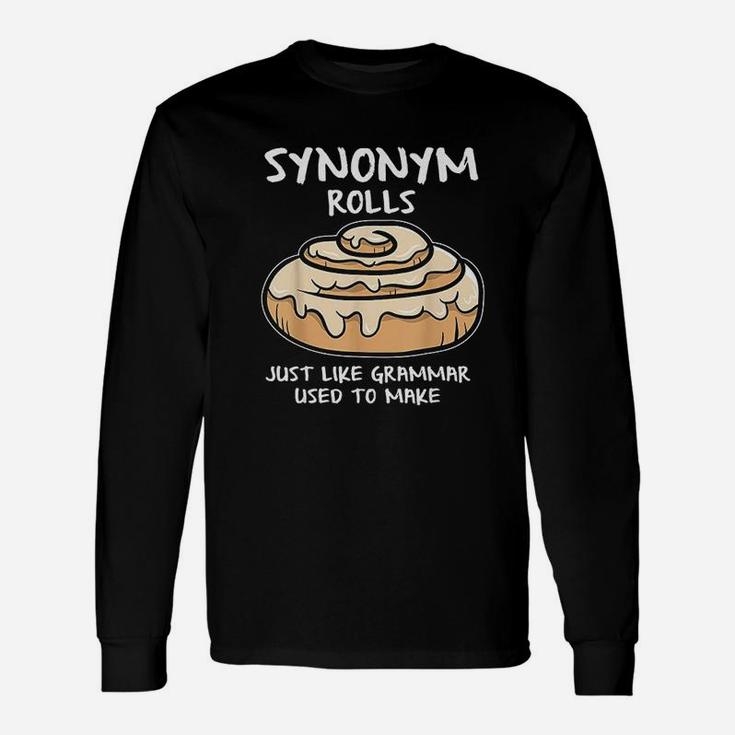 Synonym Rolls Book Lovers  Punctuation Saves Lives Unisex Long Sleeve