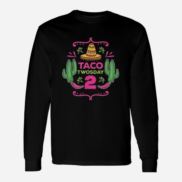 Taco Twosday 2Nd Birthday Unisex Long Sleeve