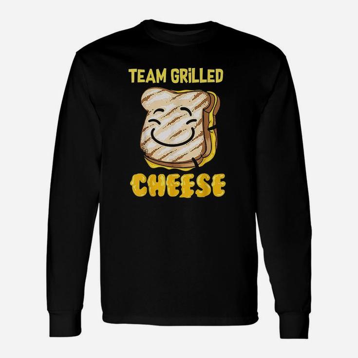 Team Grilled Cheese Cute Love Grilled Cheddar Gift Unisex Long Sleeve