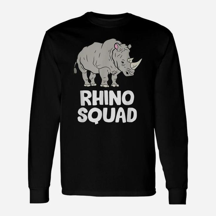 Team Rhino Rhino Squad Love Rhinoceros Unisex Long Sleeve