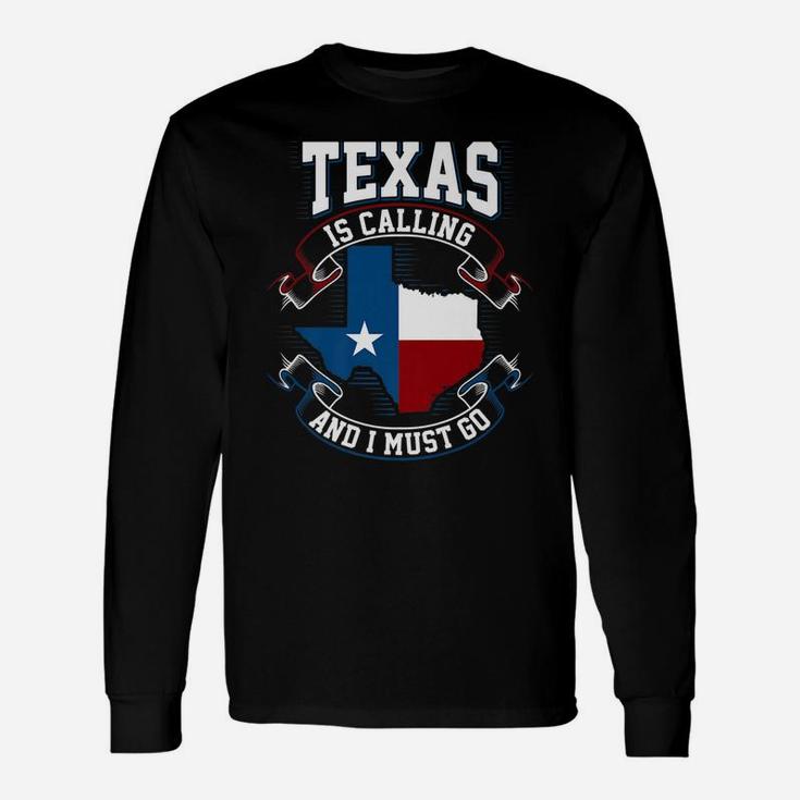 Texas Is Calling Premium T-Shirt Unisex Long Sleeve