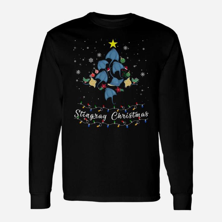 Th Cute Stingray Christmas Tree Pajama Matching Costume Sweatshirt Unisex Long Sleeve