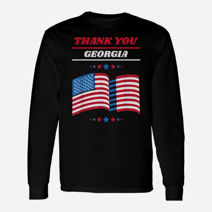 Thank You Georgia Democrats Long Sleeve T-Shirt