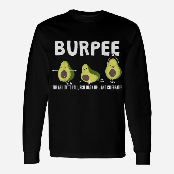 The Ability To Fall, Burpee Avocado Weightlifting Unisex Long Sleeve