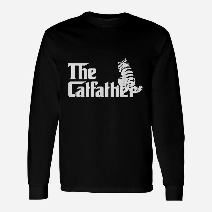 The Catfather Funny Cat Daddy Unisex Long Sleeve