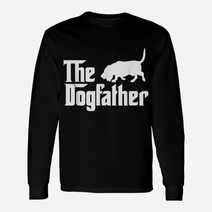 The Dogfather Basset Hound Dog Father Dad Gift Unisex Long Sleeve
