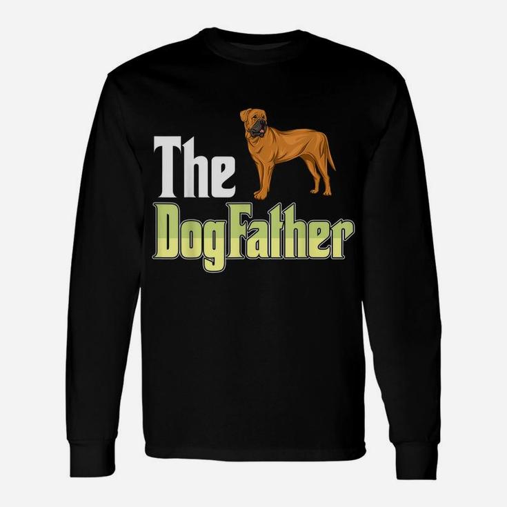 The Dogfather Bullmastiff Funny Dog Owner Father’ Day Unisex Long Sleeve