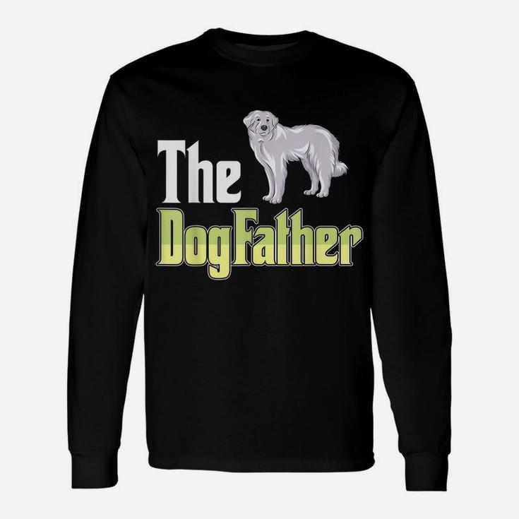 The Dogfather Great Pyrenees Funny Dog Owner Father’ Day Unisex Long Sleeve