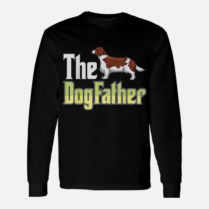 The Dogfather Welsh Springer Spaniel Funny Dog Owner Unisex Long Sleeve