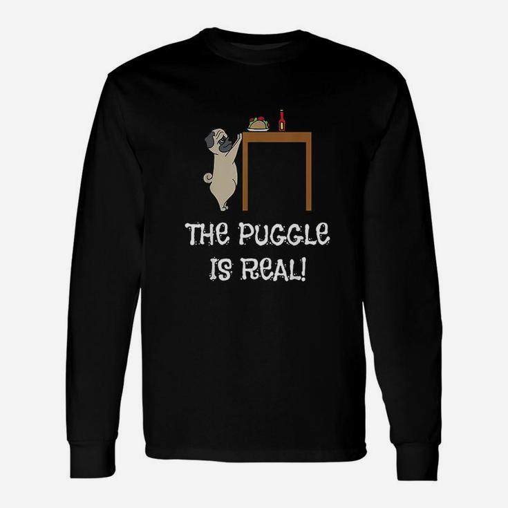 The Puggle Is Real Unisex Long Sleeve
