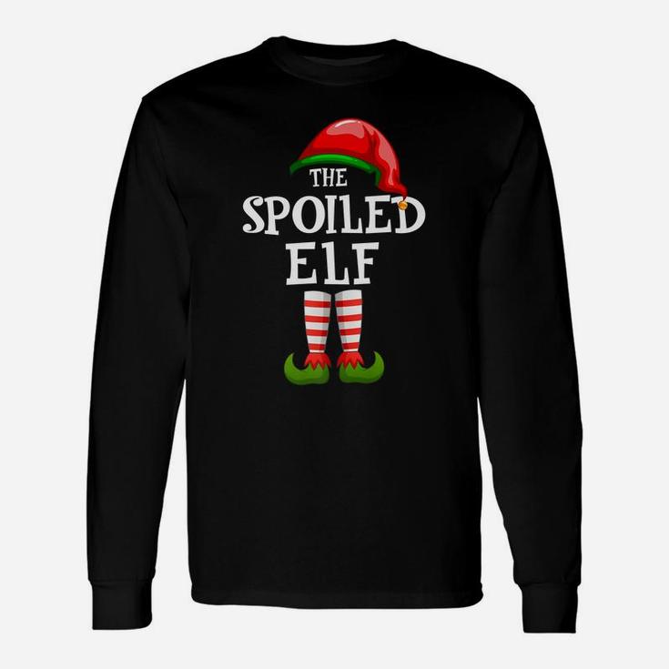 The Spoiled Elf Family Matching Christmas Group Gifts Pajama Unisex Long Sleeve