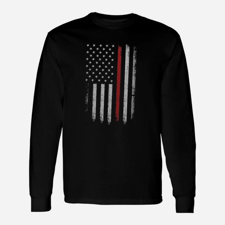 Thin Red Line Flag Unisex Long Sleeve