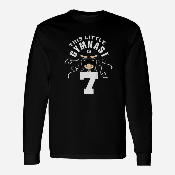 This Little Gymnast Is 7 Unisex Long Sleeve
