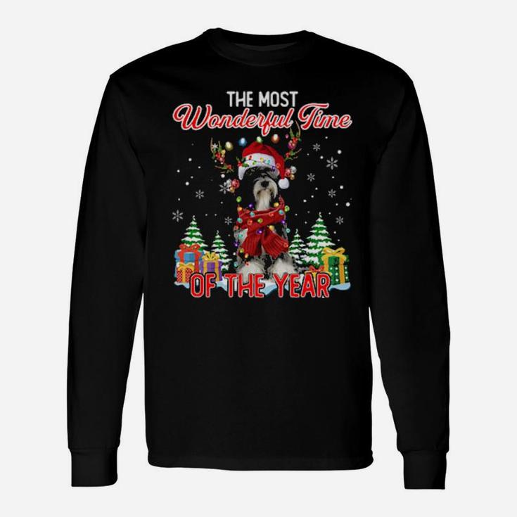 Tibetan Terrier The Most Wonderful Time Of The Year Long Sleeve T-Shirt