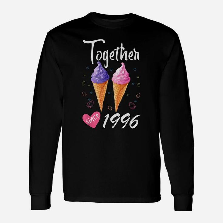 Together Since 1996 24 Years Being Awesome Aniversary Gift Unisex Long Sleeve