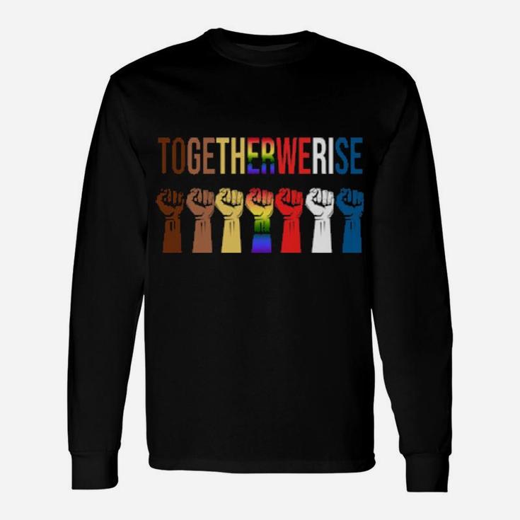 Togetherwerire Black Lives Matter Symbol Lgbt Long Sleeve T-Shirt
