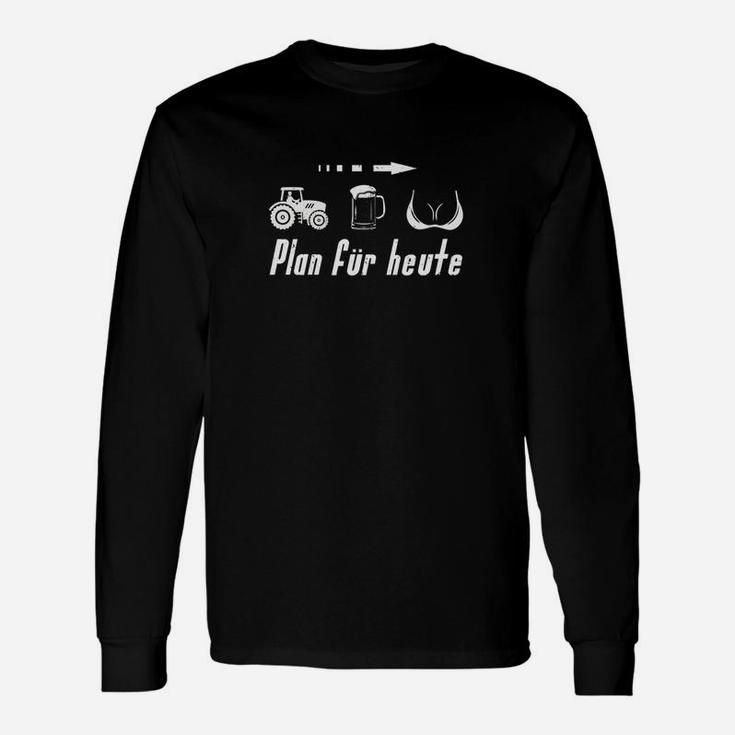 Traktor-Plan Für Heute 2 Langarmshirts