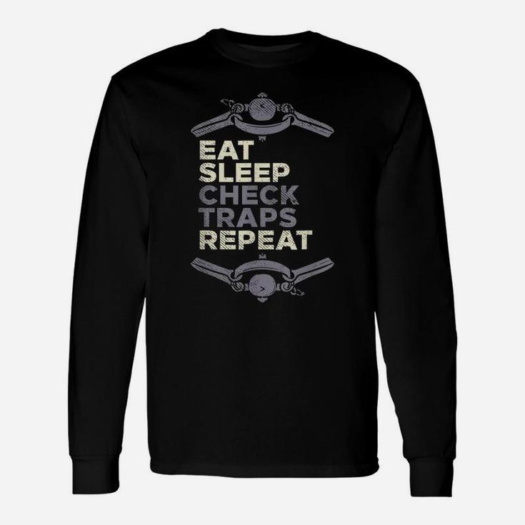Trapper, Trap, Self Sufficient, Animal Trapping Unisex Long Sleeve